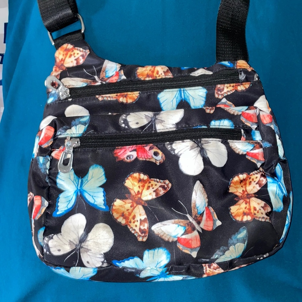 Butterfly crossbody purse